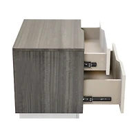 Janice Two Tone Nightstand