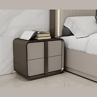 Avira Modern Nightstand – Grey