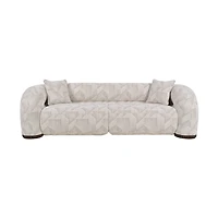 Jovie Upholstered Sofa with Accent Pillows
