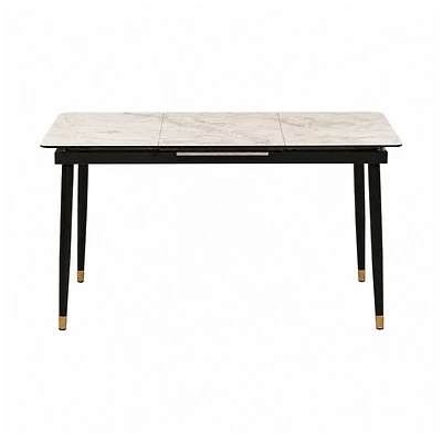 Justin Ceramic Top Extendable Dining Table