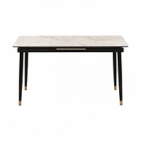 Justin Ceramic Top Extendable Dining Table