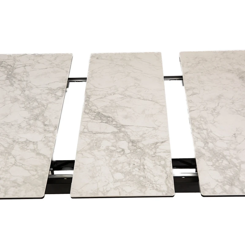 Justin Ceramic Top Extendable Dining Table