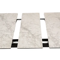 Justin Ceramic Top Extendable Dining Table