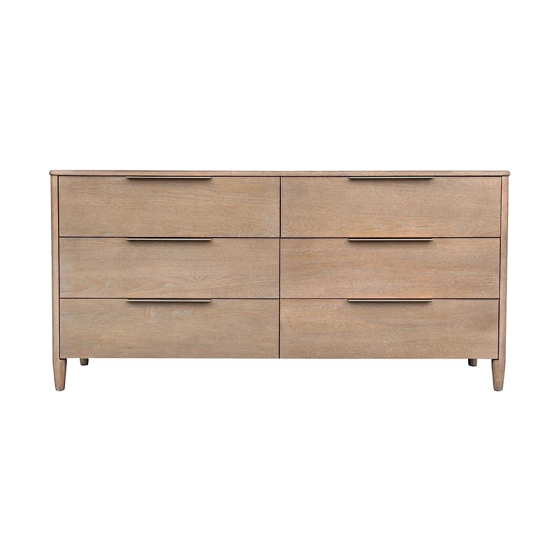 Helora 6 Drawer Dresser - Sand
