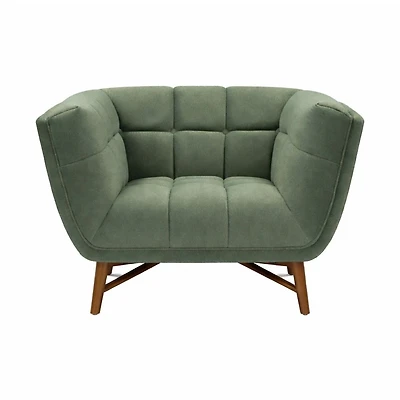 Kitsilano Accent Chair - Premium Velvet Green