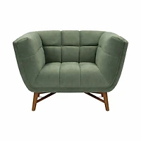 Kitsilano Accent Chair - Premium Velvet Green