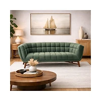 Kitsilano Sofa - Premium Velvet Green