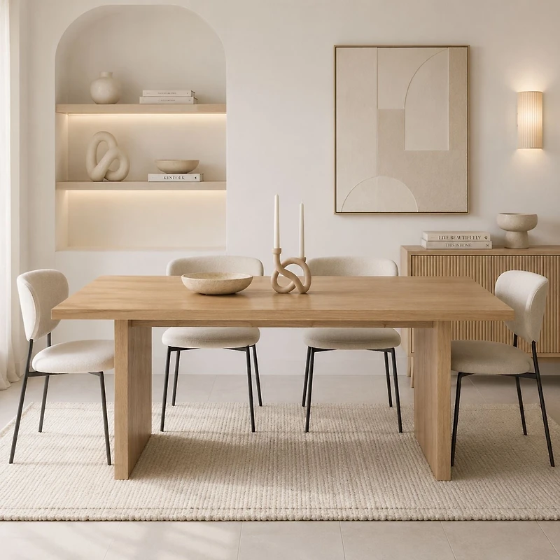 Lenver Dining Table - Natural