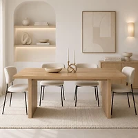 Lenver Dining Table - Natural