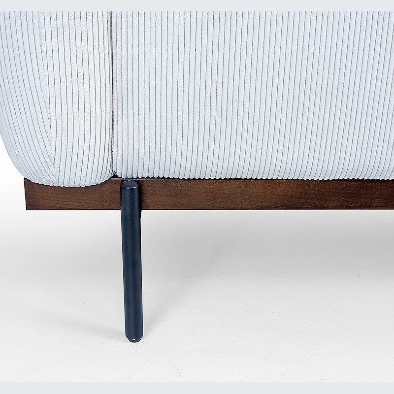 Meela Accent Chair - White