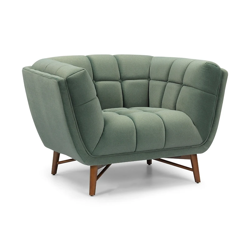 Kitsilano Accent Chair - Premium Velvet Green