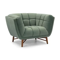 Kitsilano Accent Chair - Premium Velvet Green