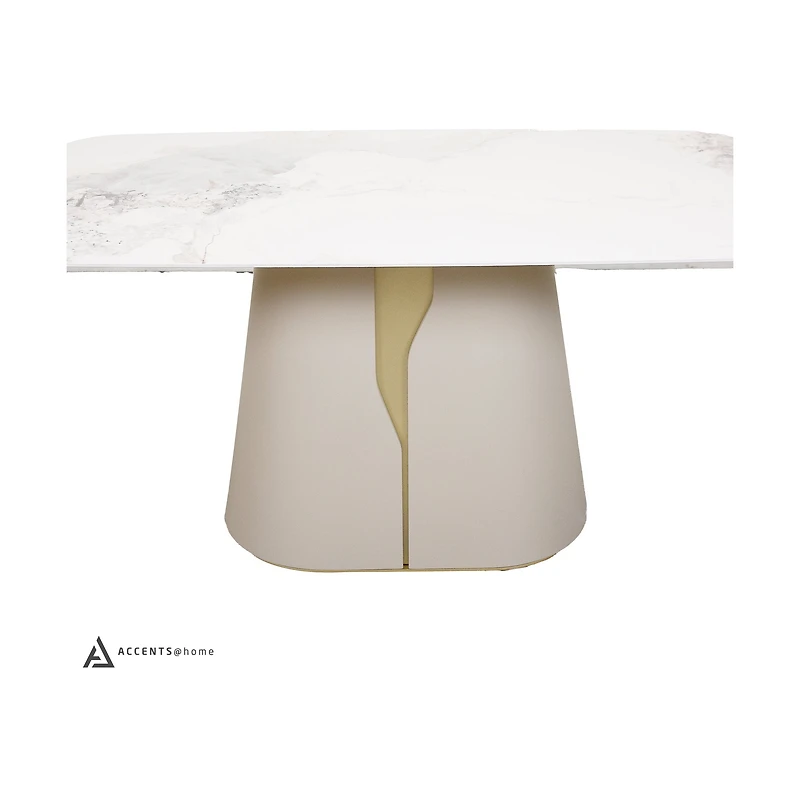 Maiia Ceramic Top Dining Table