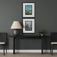 Maine GO (M) Framed Artwork Matted under Glass