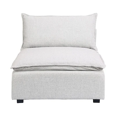 Marliss Armless Chair - Vinci Ice