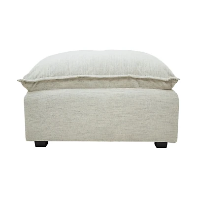 Marliss Ottoman - Oatmeal