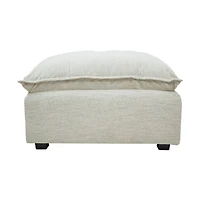 Marliss Ottoman - Oatmeal