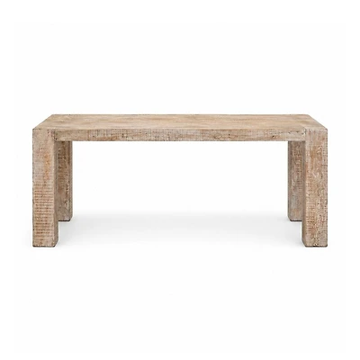 McArthur Whitewash Reclaimed Wood Dining Table