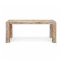 McArthur Whitewash Reclaimed Wood Dining Table