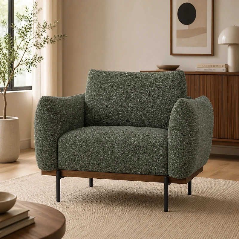 Meela Accent Chair - Green