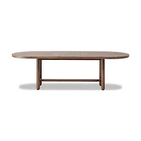 Astor Oval Extendable Dining Table – Claystone Finish