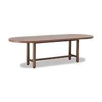 Astor Oval Extendable Dining Table – Claystone Finish