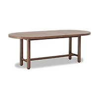 Astor Oval Extendable Dining Table – Claystone Finish