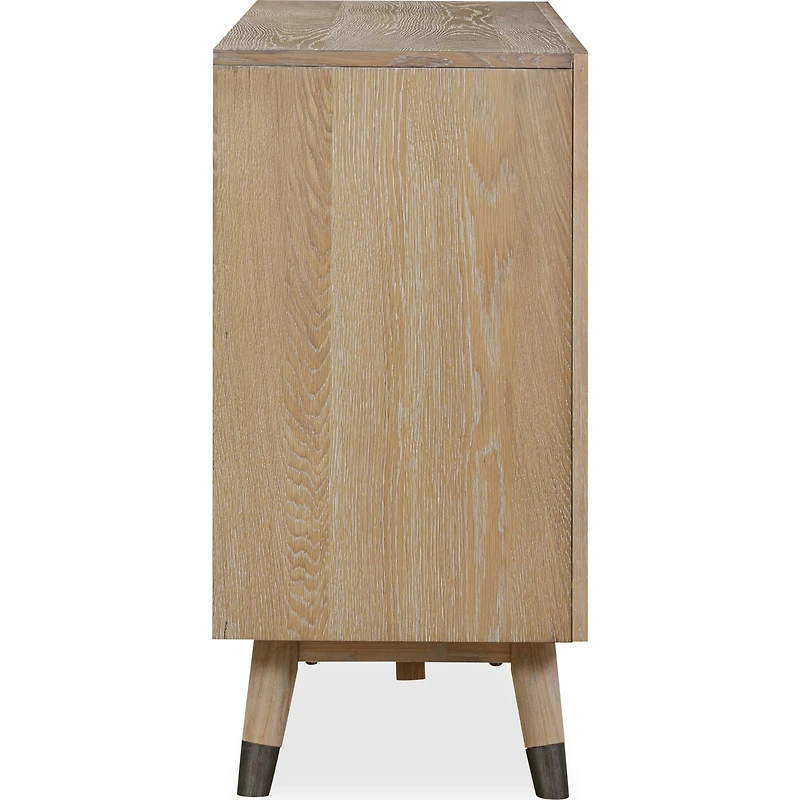 Franklin Three-Drawer Two-Door White Oak Sideboard – Au Natural Finish