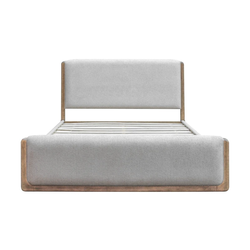 Hollis Upholstered Panel Bed – Cabin Glow