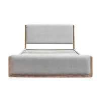 Hollis Upholstered Panel Bed – Cabin Glow