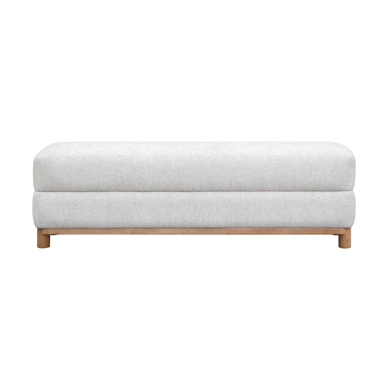 Hollis Upholstered Bench – Cabin Glow