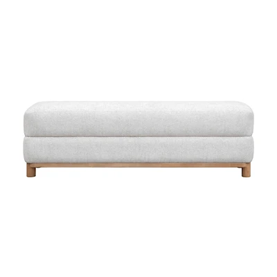 Hollis Upholstered Bench – Cabin Glow