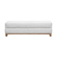 Hollis Upholstered Bench – Cabin Glow