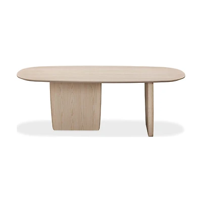 Liv Oval Dining Table – White Sand