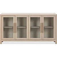 Liv Glass Door Sideboard – White Sand