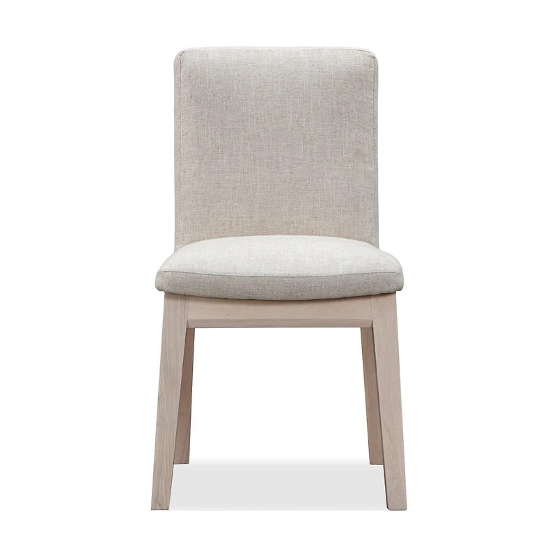 Liv Upholstered Dining Chair – White Sand