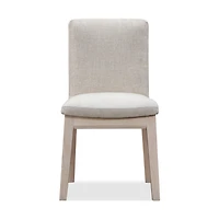 Liv Upholstered Dining Chair – White Sand