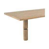 Nia Rectangular Acacia Wood Dining Table – Lioness Finish
