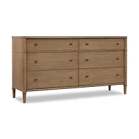 Whitmore 6-Drawer Dresser – Claystone