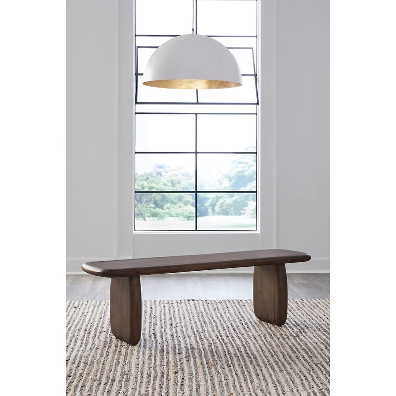 Xolani Acacia Wood Bench - Impala