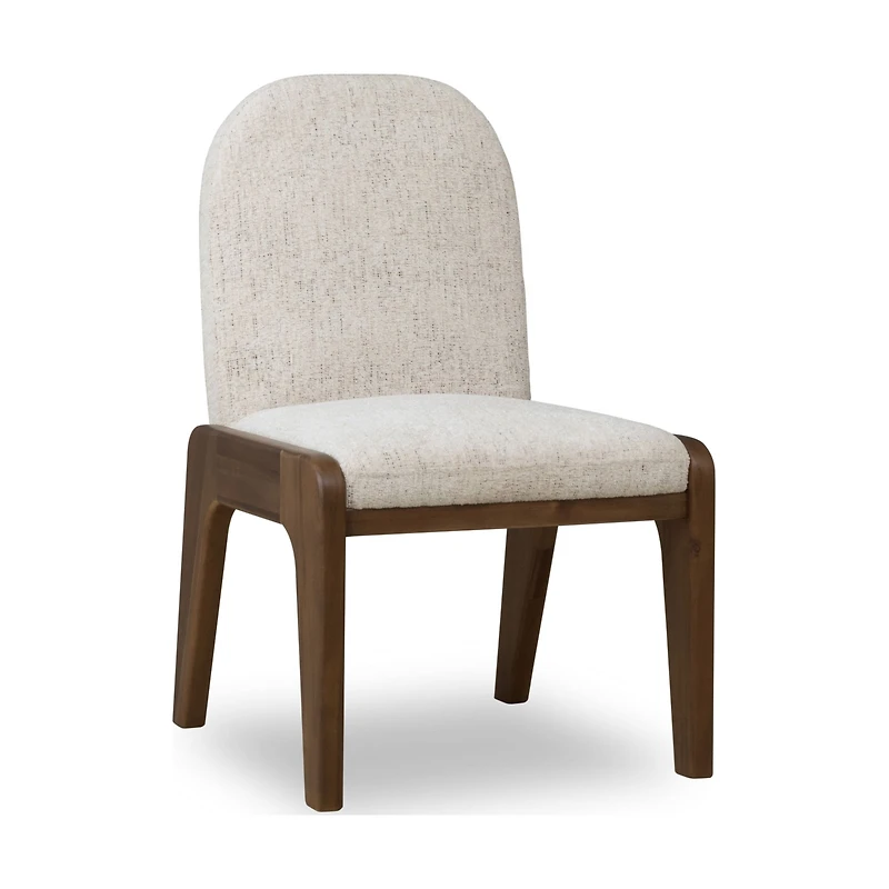 Xolani Chenille Upholstered Dining Chair in Chinchilla and Impala
