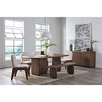 Xolani 2-Door 4-Drawer Acacia Wood Sideboard – Impala Finish