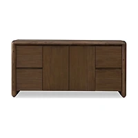 Xolani 2-Door 4-Drawer Acacia Wood Sideboard – Impala Finish