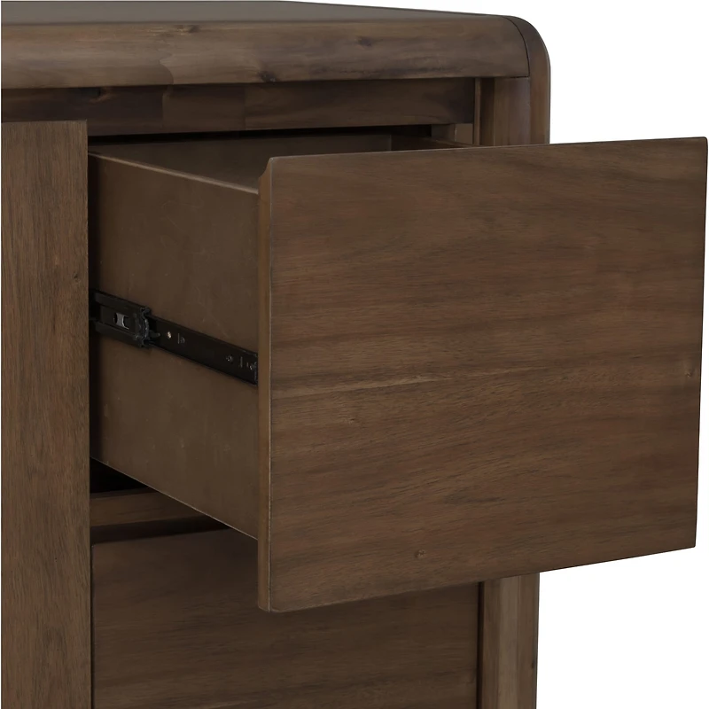 Xolani 2-Door 4-Drawer Acacia Wood Sideboard – Impala Finish
