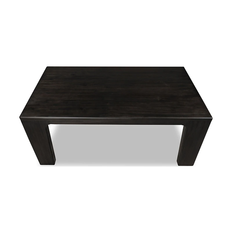 Zamba Rectangular Acacia Wood Dining Table – Jaguar Finish