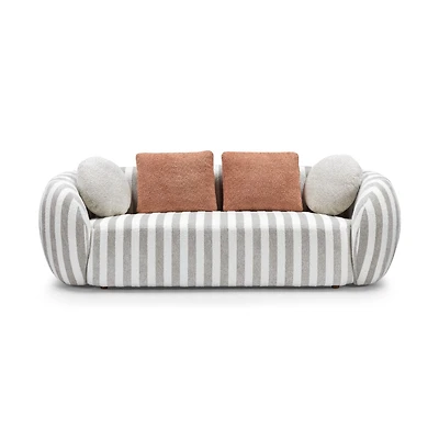 Moma Large Sofa w/Stripes