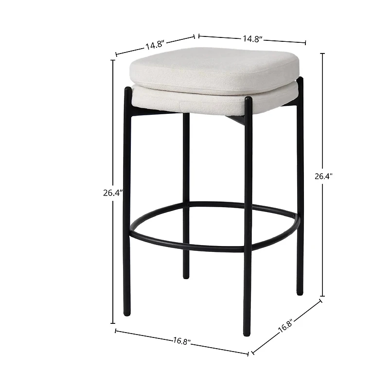 Brindle Counter Stool Oatmeal