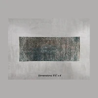 Namaste Rug - Green 9'11" x 4'
