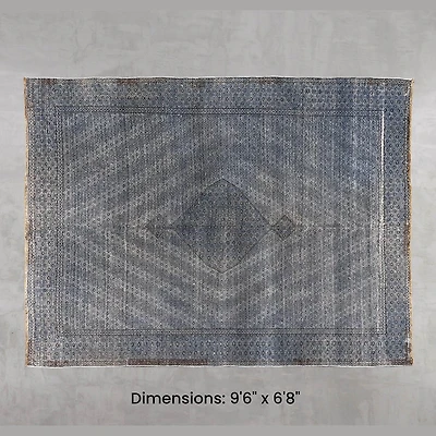 Namaste Rug - Blue 9'6" x 6'8"