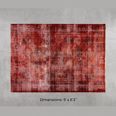 Namaste Rug - Red 9' x 6'3"